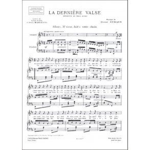 La Derniere Valse N 5 Chant-Piano (Quatuor Danse